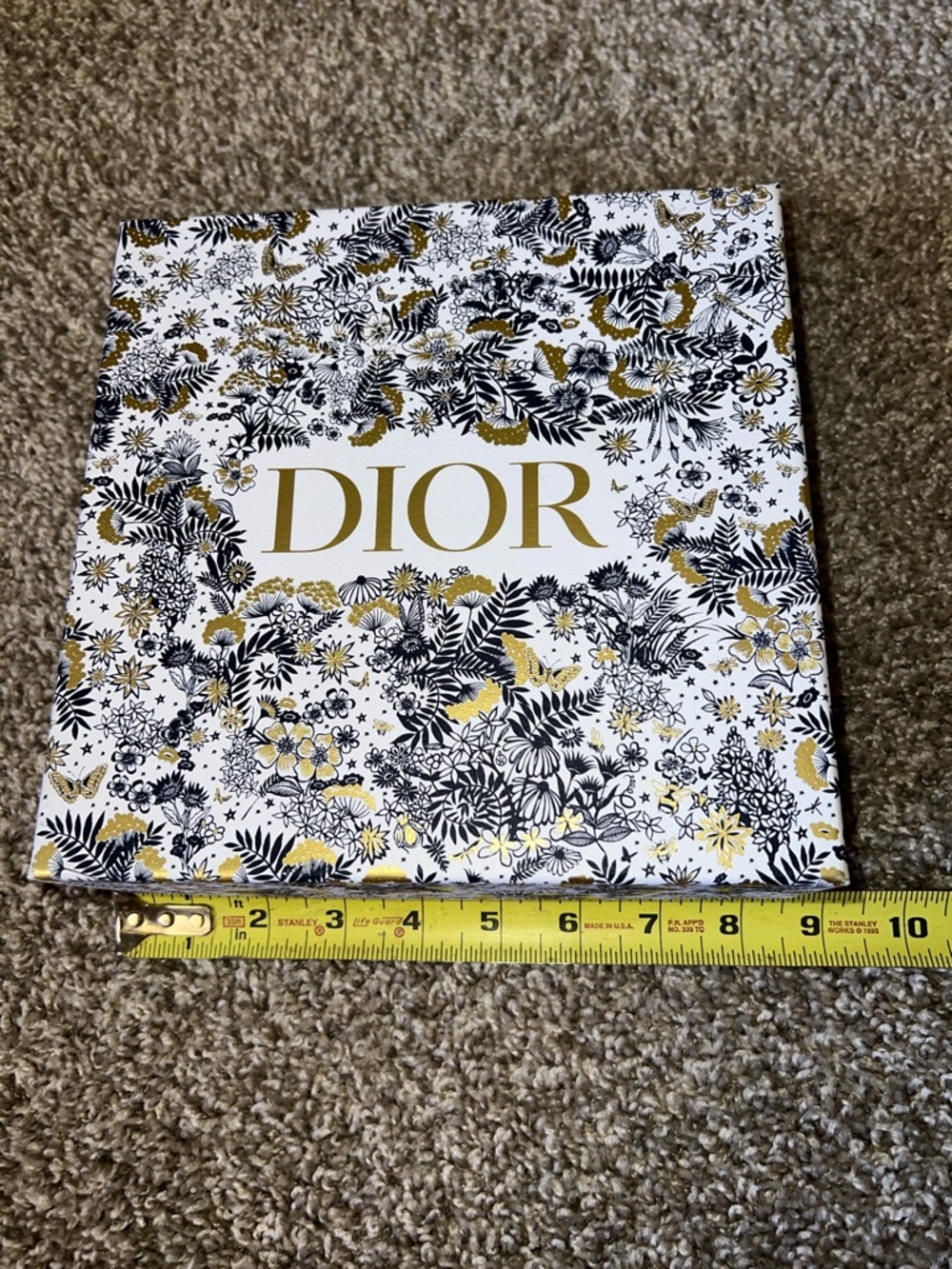Dior White, Black & Gold Floral Gift Box